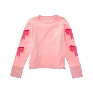 Preppygoose Girls  Applique Shirt, Pink